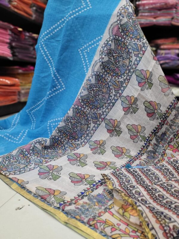 Linen Jute cotton sarees