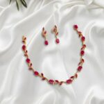 Premium & Designer Wear Neck Piece with Earring Set