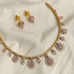 Premium & Designer Wear Neck Piece with Earring Set