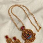 Premium & Designer Wear Neck Piece with Earring Set