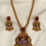 Premium & Designer Wear Neck Piece with Earring Set