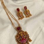 Premium & Designer Wear Neck Piece with Earring Set