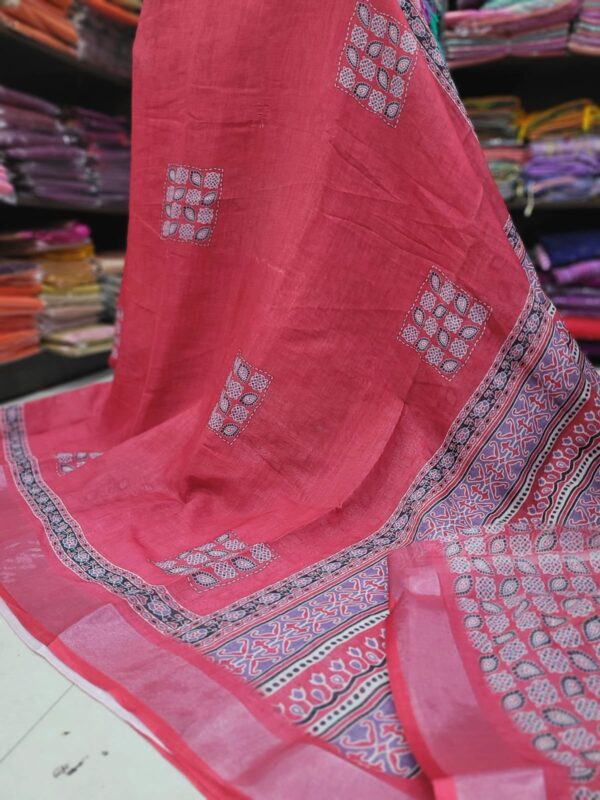 Linen Jute cotton sarees