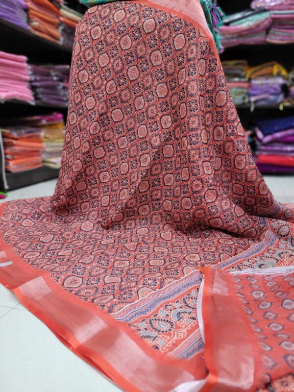 Linen Jute cotton sarees