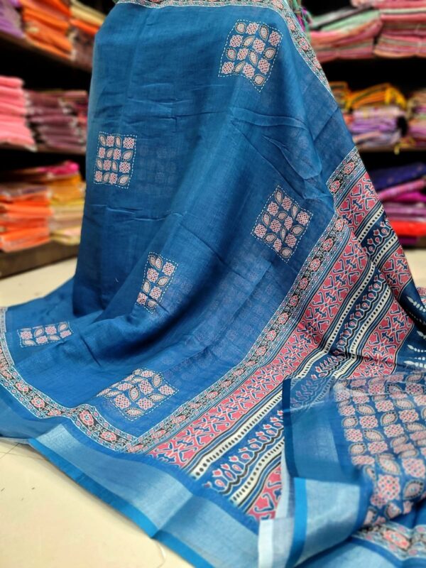 Linen Jute cotton sarees
