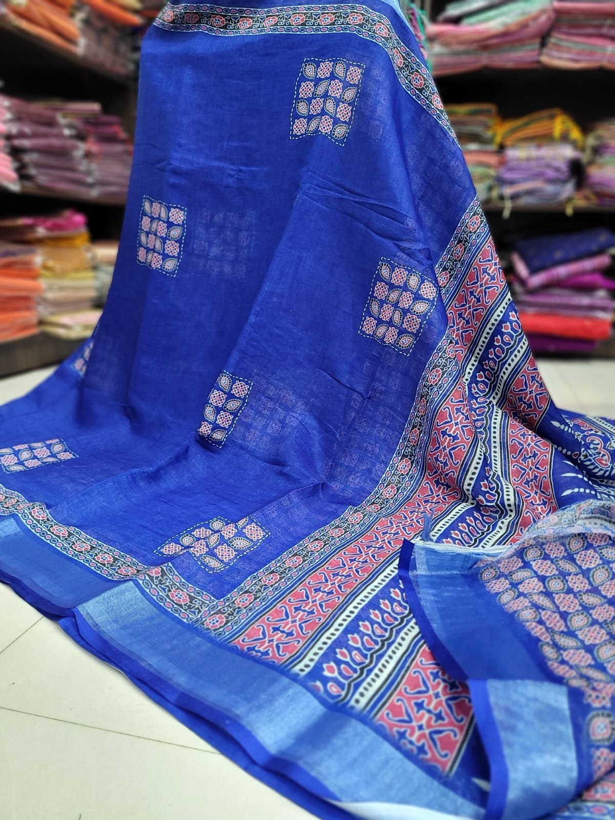 2026/05/1005207100.jpg Linen Jute cotton sarees - Image 1