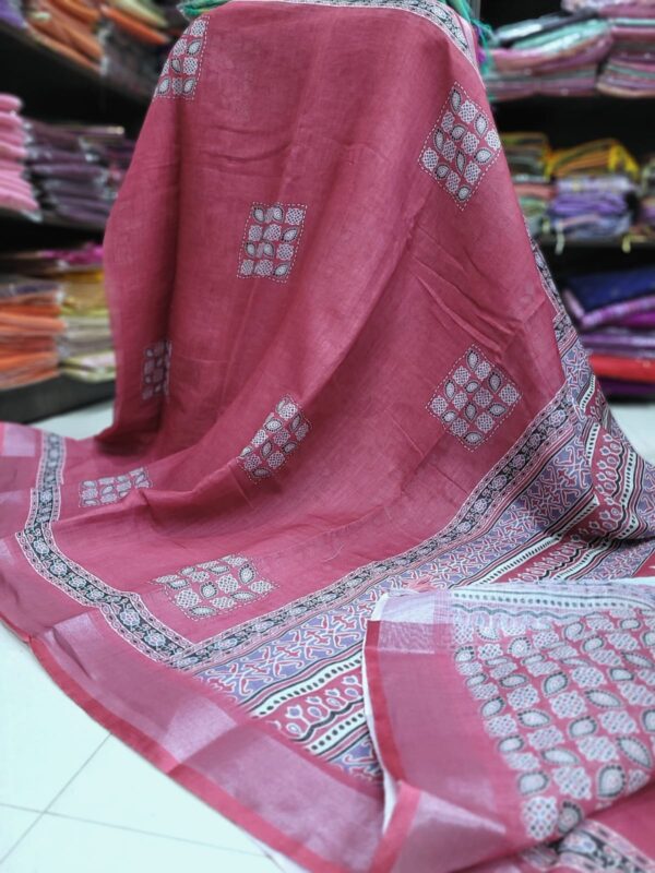 Linen Jute cotton sarees