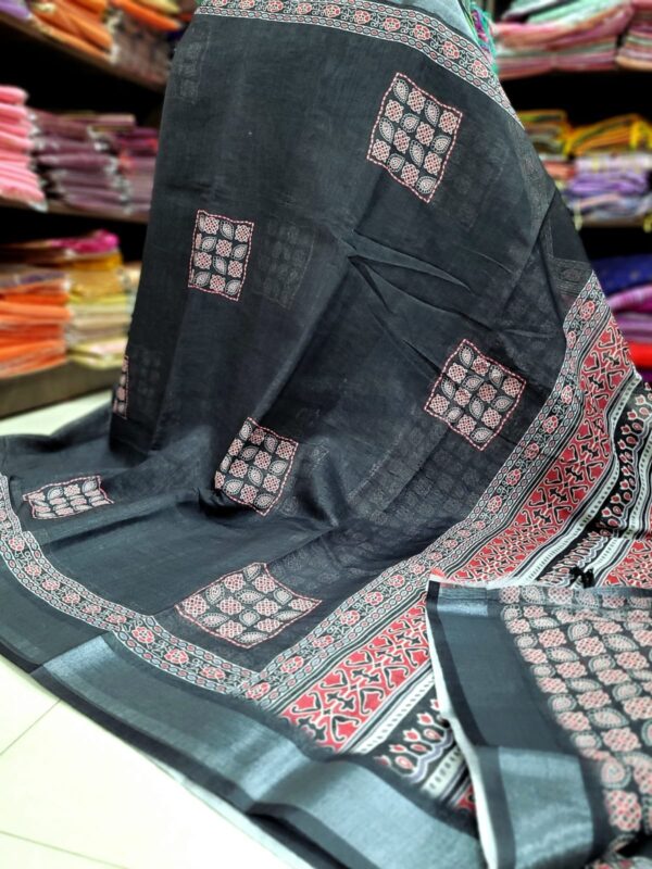 Linen Jute cotton sarees