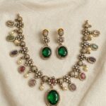 Premium & Designer Wear Neck Piece with Earring Set