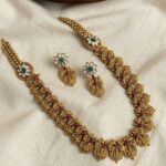 Premium & Designer Wear Neck Piece with Earring Set