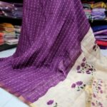 Linen Jute cotton sarees