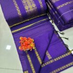 Checked Kalyani cotton saree/Lata Gadwal Paithani