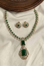 Premium & Designer Wear Neck Piece with Earring Set - Image 2
