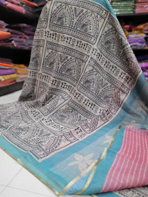 Linen Jute cotton sarees