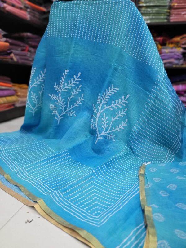 Linen Jute cotton sarees
