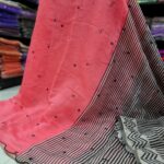 Premium Chanderi Mirror Embroidery Sarees