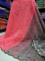 Premium Chanderi Mirror Embroidery Sarees - Image 2