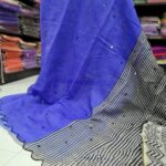 Premium Chanderi Mirror Embroidery Sarees