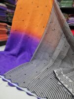Premium Linen Mirror Work Sarees - Image 2