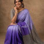 Premium Linen Mirror Work Sarees