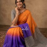 Premium Linen Mirror Work Sarees