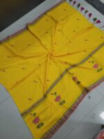LOTUS EMBROIDERY MUL COTTON SAREES - Image 2
