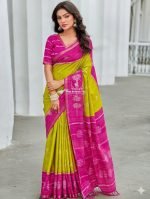 Ice Cream Tussar Silk Sarees