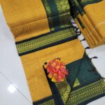 Checked Kalyani cotton saree/Lata Gadwal Paithani