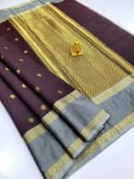 Elite Semi Katan Silk Sarees - Image 4