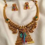 Premium & Designer Wear Neck Piece with Earring Set