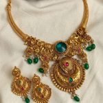 Premium & Designer Wear Neck Piece with Earring Set