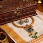 Premium & Designer Wear Neck Piece with Earring Set