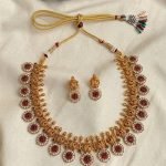 Premium & Designer Wear Neck Piece with Earring Set