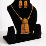 Premium & Designer Wear Neck Piece with Earring Set
