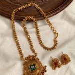 Premium & Designer Wear Neck Piece with Earring Set