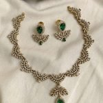 Premium & Designer Wear Neck Piece with Earring Set