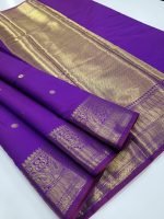 Elite Semi Katan Silk Sarees - Image 2