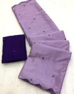 Rich Chinnon Viscose Designer Saree - Image 2