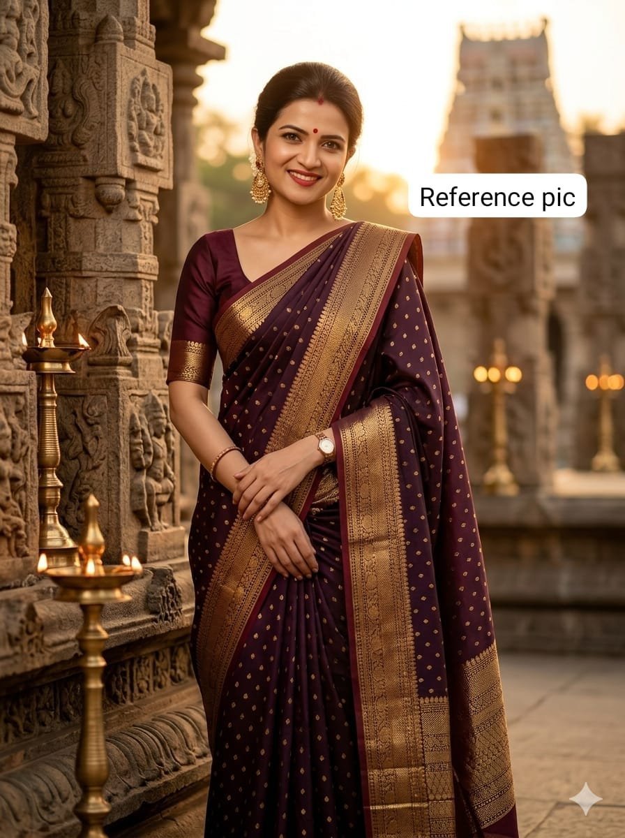 1005188761.jpg Elite Semi Katan Silk Sarees - Image 1