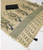 Linen Jute cotton sarees - Image 4