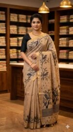 Linen Jute cotton sarees