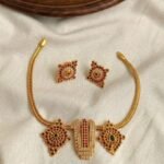 Premium & Designer Wear Neck Piece with Earring Set