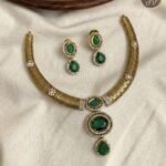 Premium & Designer Wear Neck Piece with Earring Set
