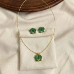 Premium & Designer Wear Neck Piece with Earring Set ( 1 set )