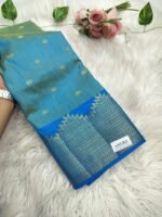 Elite Raw silk Sarees with Temple tower Design - Image 2