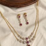 RUBY: Premium & Designer Wear Neck Piece with Earring Set