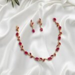 Premium & Designer Wear Neck Piece with Earring Set