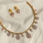 Premium & Designer Wear Neck Piece with Earring Set