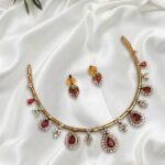 Premium & Designer Wear Neck Piece with Earring Set