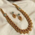 Premium & Designer Wear Neck Piece with Earring Set